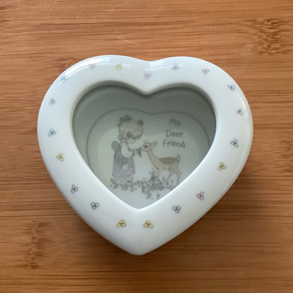 Vintage 1988 Precious Moments my Deer Friend Trinket Box